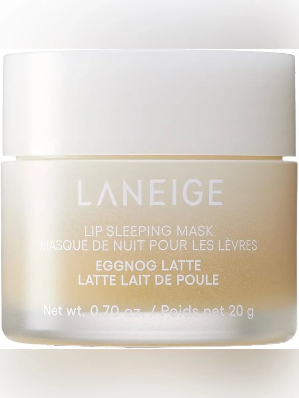 LANEIGE Lip Sleeping Mask - Eggnog Latte (20 g) New In Box